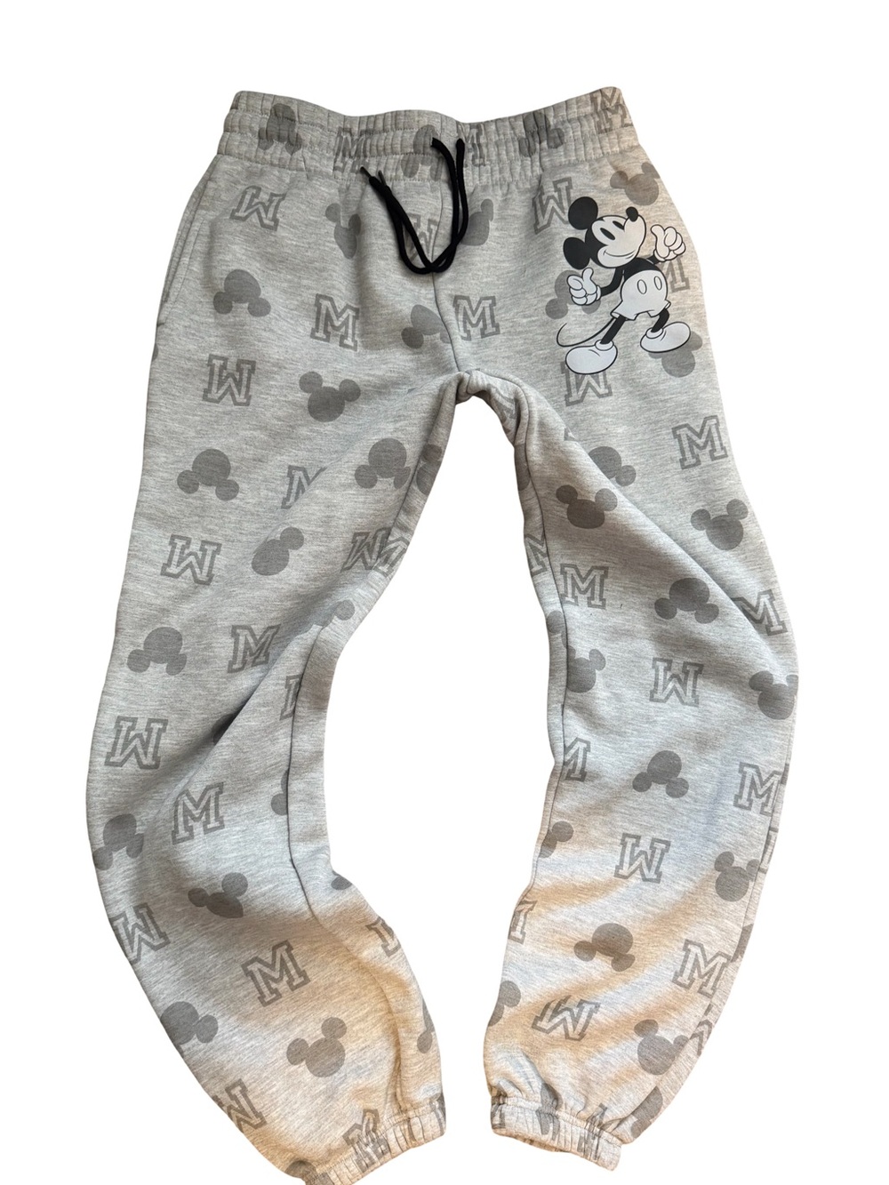 Disney Women’s Gray Mickey Mouse Sweatpants